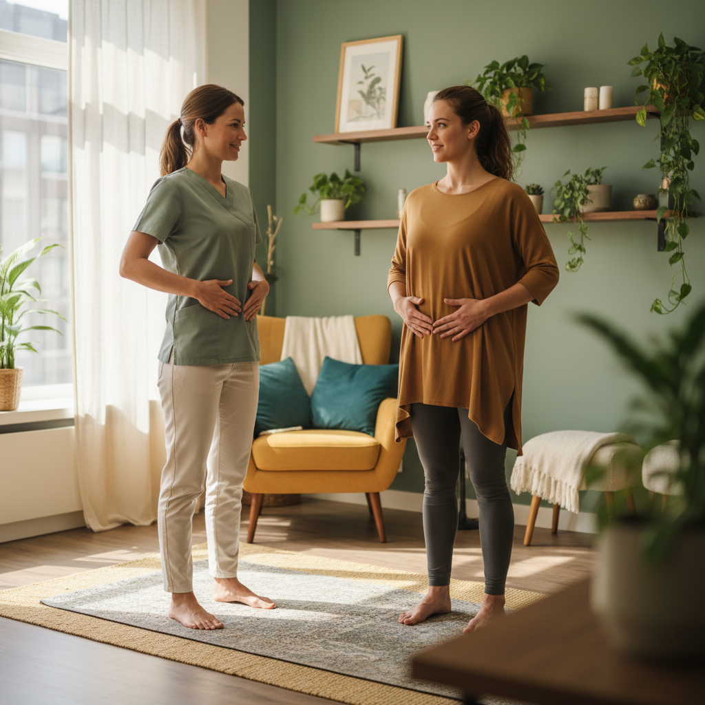 Bekkenfysiotherapie oefening
